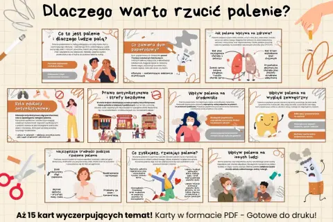 Wpływ palenia na zdrowie, środowisko i wygląd zewnętrzny. Rzucenie nałogu, np. z pomocą warenikliny, przynosi korzyści.